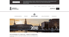 Desktop Screenshot of kgl-moent.dk